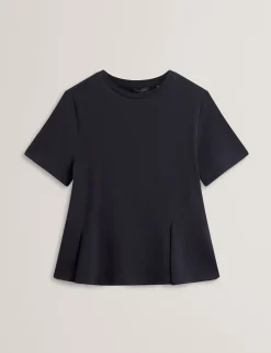 Pure Cotton Panel Detail Top