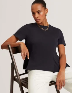 Pure Cotton Panel Detail Top