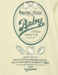 Pure Cotton Pasta Graphic T-Shirt (6-16 Yrs)