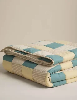 Pure Cotton Patchwork Bedspread