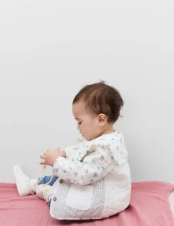 Pure Cotton Patchwork Jacket (0-5 Yrs)