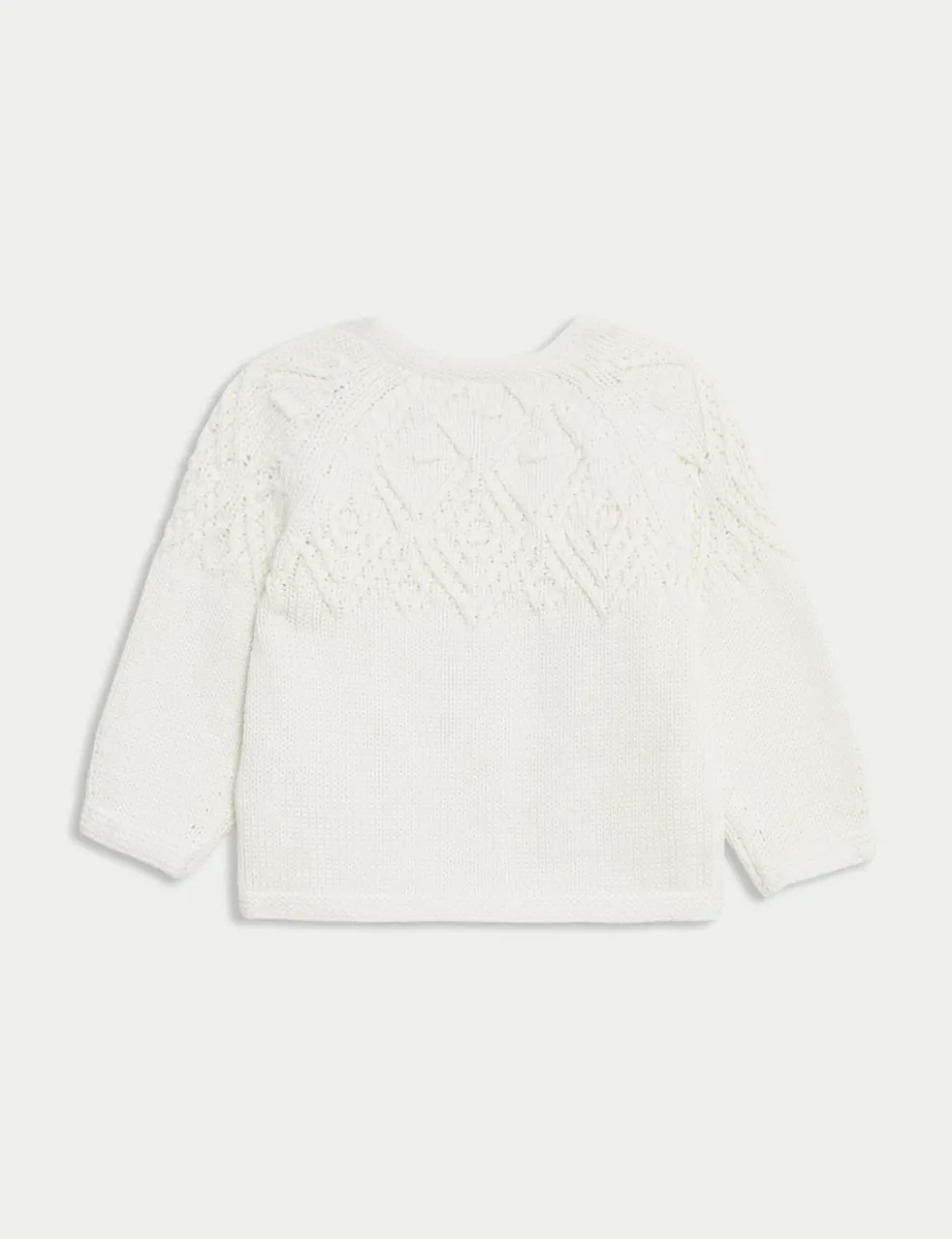 Pure Cotton Patterned Cardigan (0-3 Yrs)