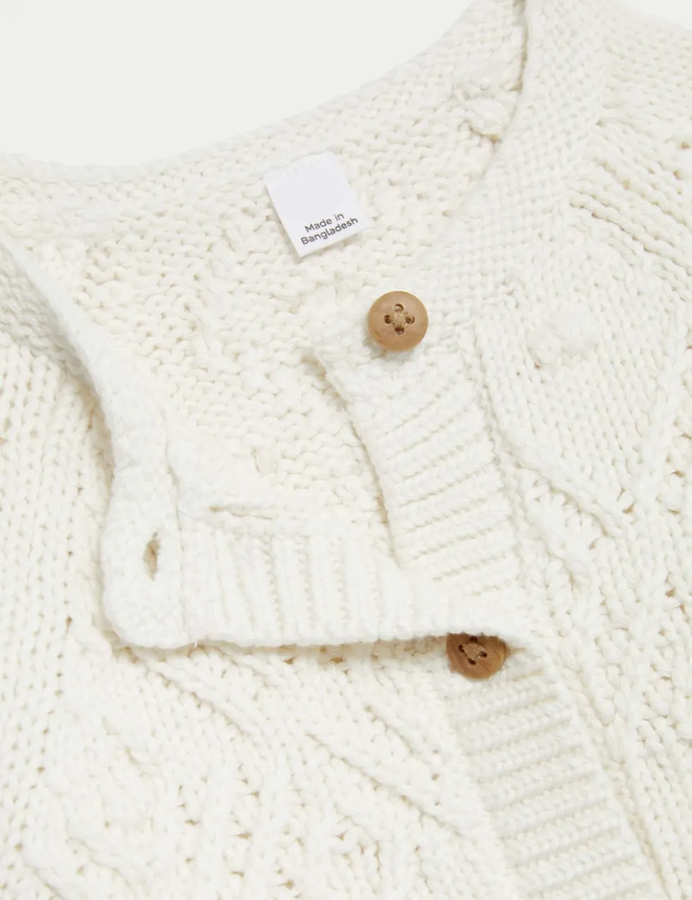 Pure Cotton Patterned Cardigan (0-3 Yrs)