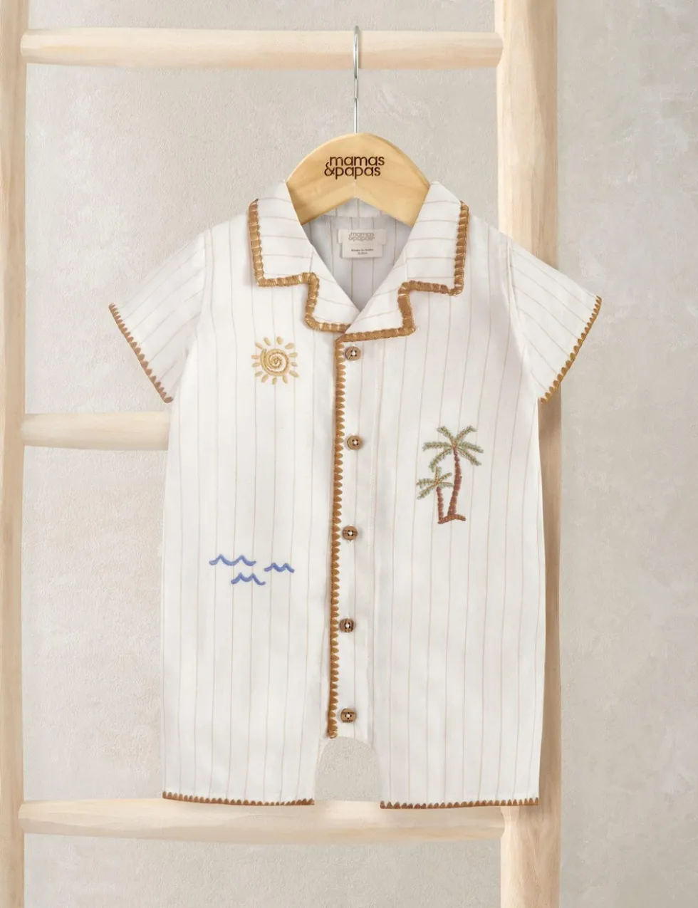 Pure Cotton Patterned Romper (0-18 Months)