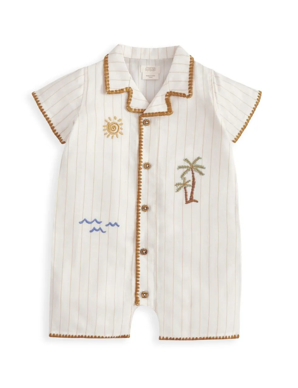 Pure Cotton Patterned Romper (0-18 Months)