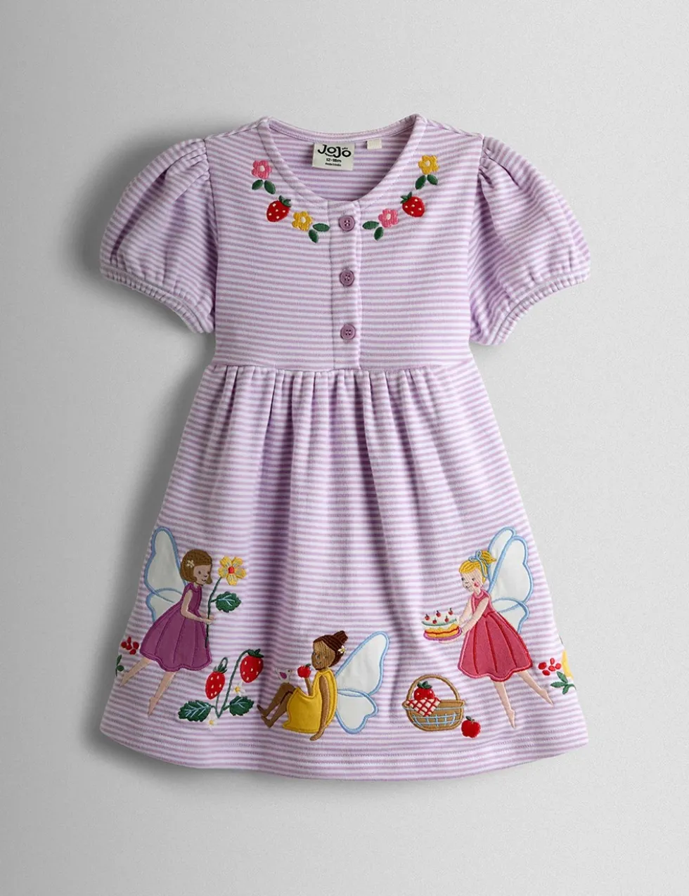 Pure Cotton Patterned Round Neck Dress