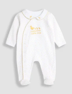 Pure Cotton Patterned Sleepsuit (3-18 Mths)