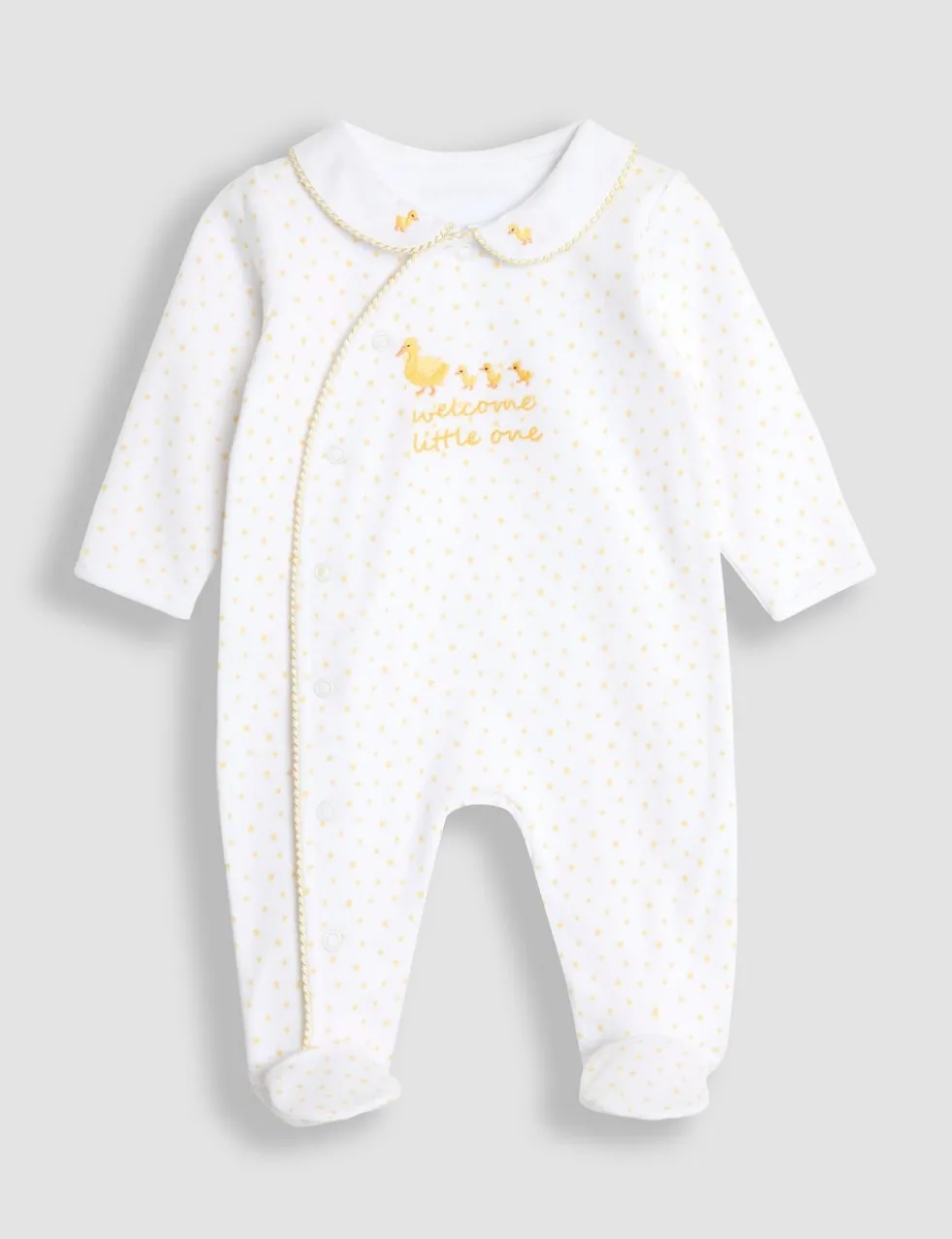 Pure Cotton Patterned Sleepsuit (3-18 Mths)