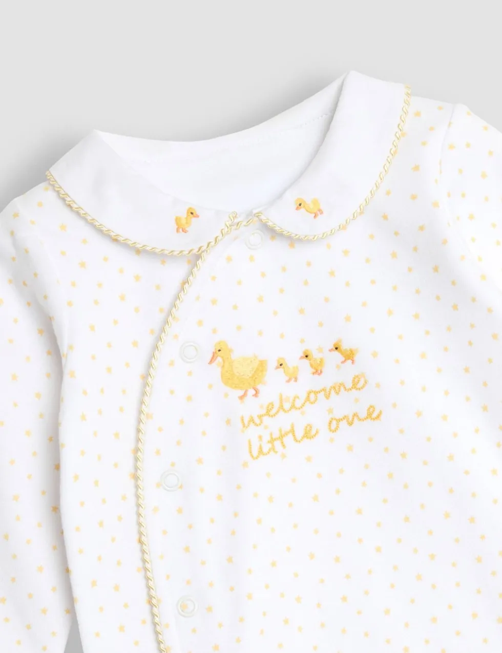 Pure Cotton Patterned Sleepsuit (3-18 Mths)
