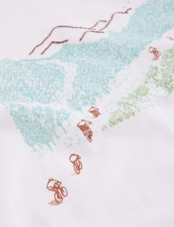 Pure Cotton Pedal Graphic T-Shirt