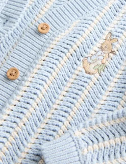 Pure Cotton Peter Rabbitâ„¢ Cardigan (0-3 Yrs)