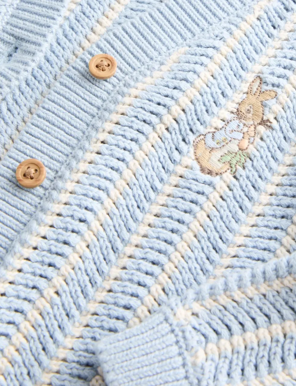 Pure Cotton Peter Rabbit™ Cardigan (0-3 Yrs)