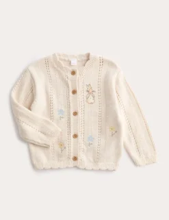Pure Cotton Peter Rabbit Cardigan (0-3 Yrs)