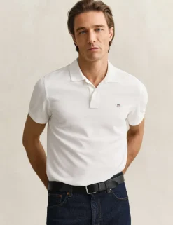 Pure Cotton Piqué Polo Shirt
