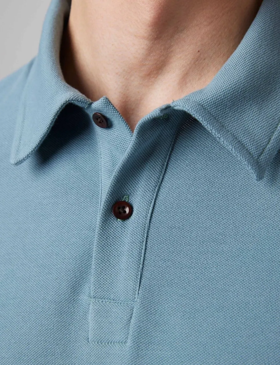 Pure Cotton Pique Polo Shirt