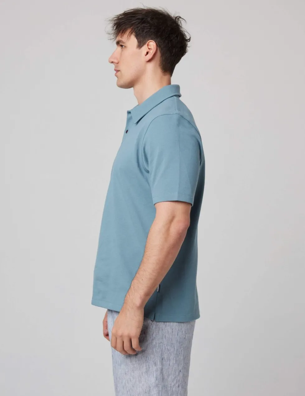 Pure Cotton Pique Polo Shirt