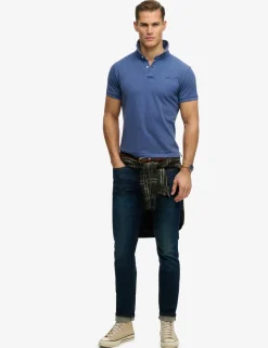 Pure Cotton Pique Polo Shirt