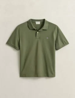 Pure Cotton Pique Polo Shirt