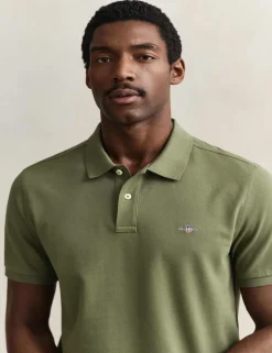 Pure Cotton Pique Polo Shirt