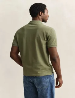 Pure Cotton Pique Polo Shirt