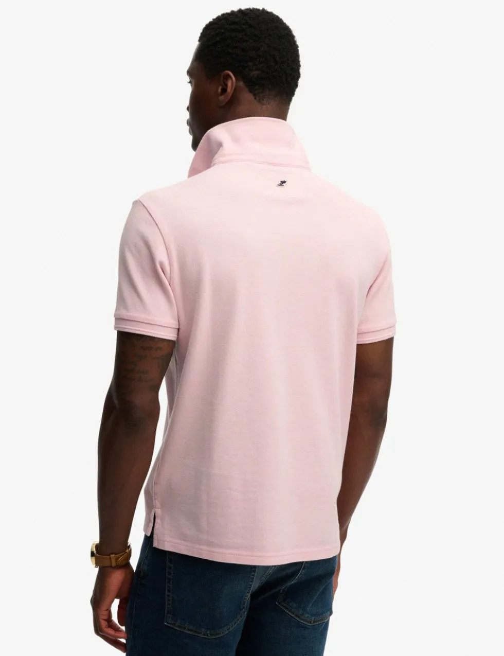 Pure Cotton Pique Polo Shirt