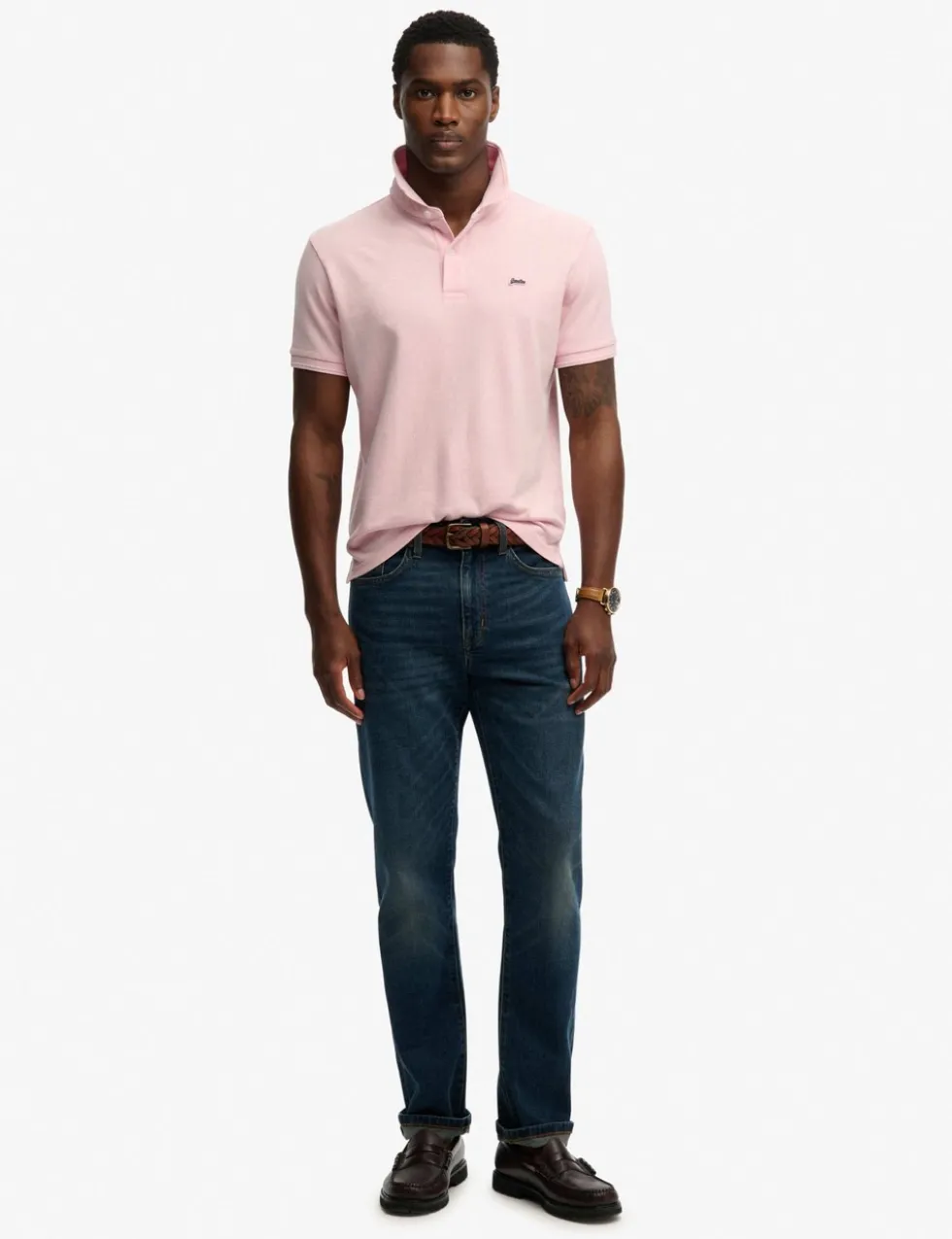 Pure Cotton Pique Polo Shirt
