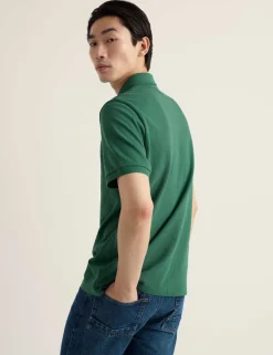 Pure Cotton Pique Polo Shirt