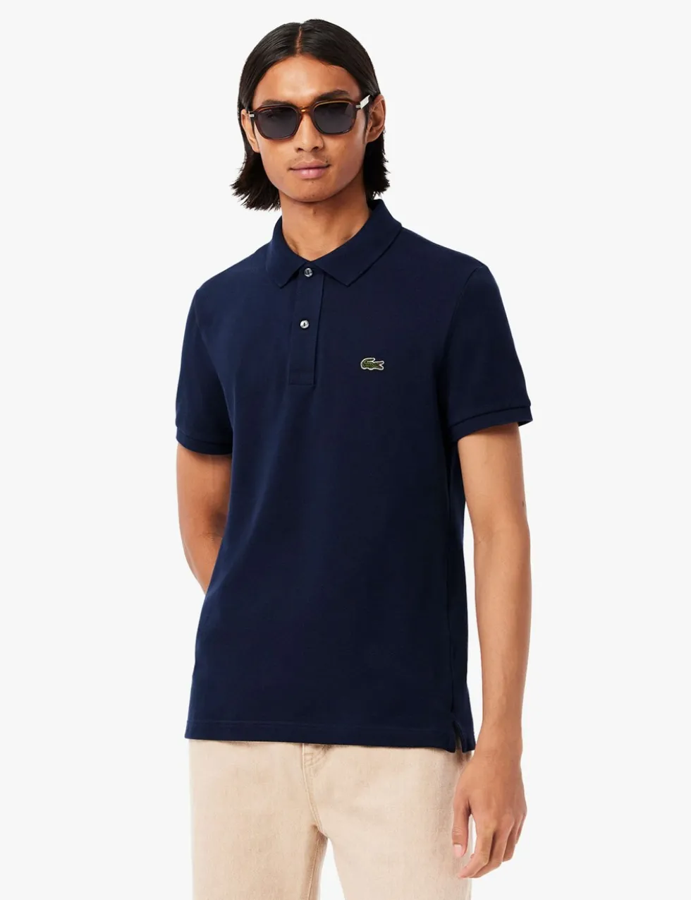 Pure Cotton Pique Polo Shirt