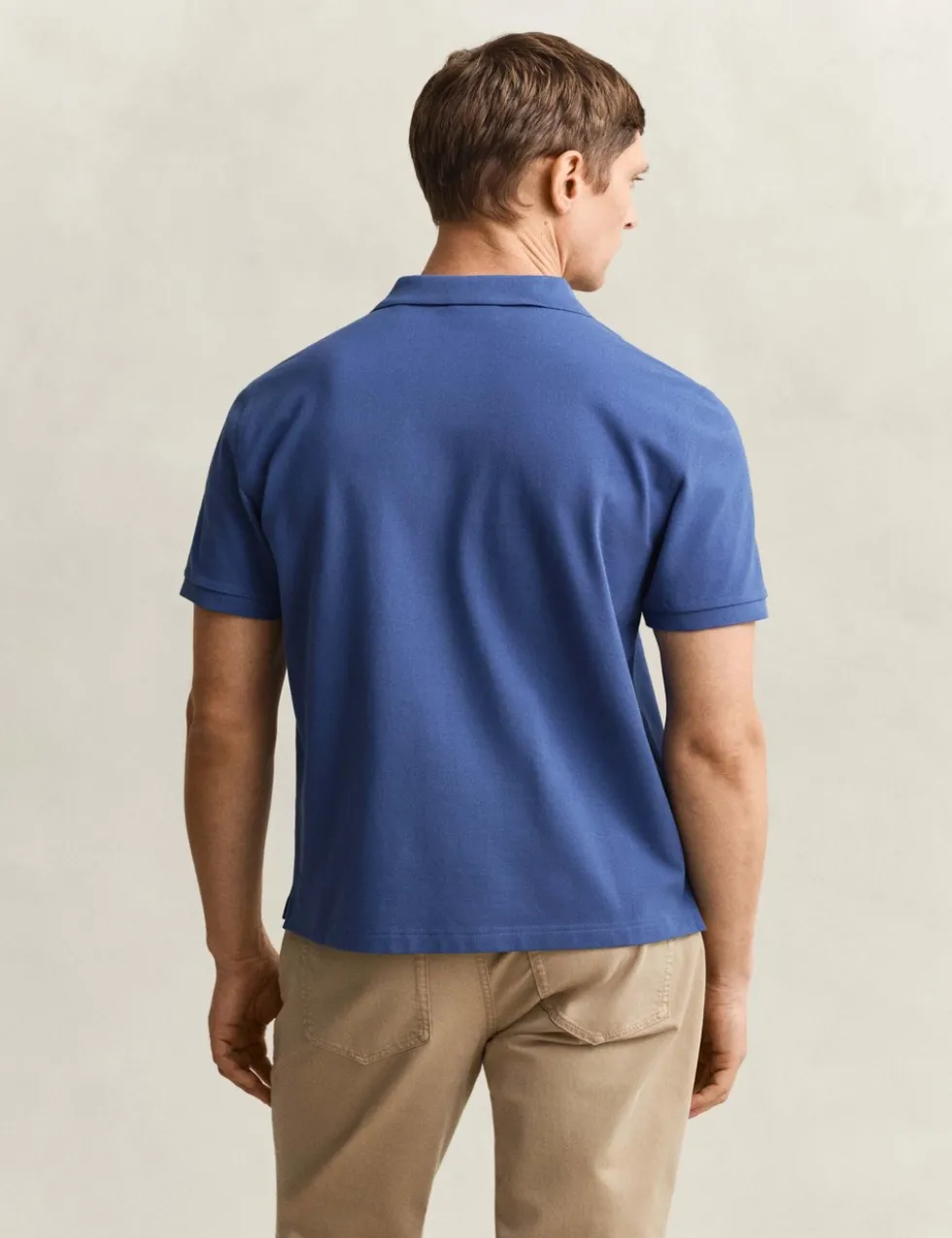 Pure Cotton Pique Polo Shirt