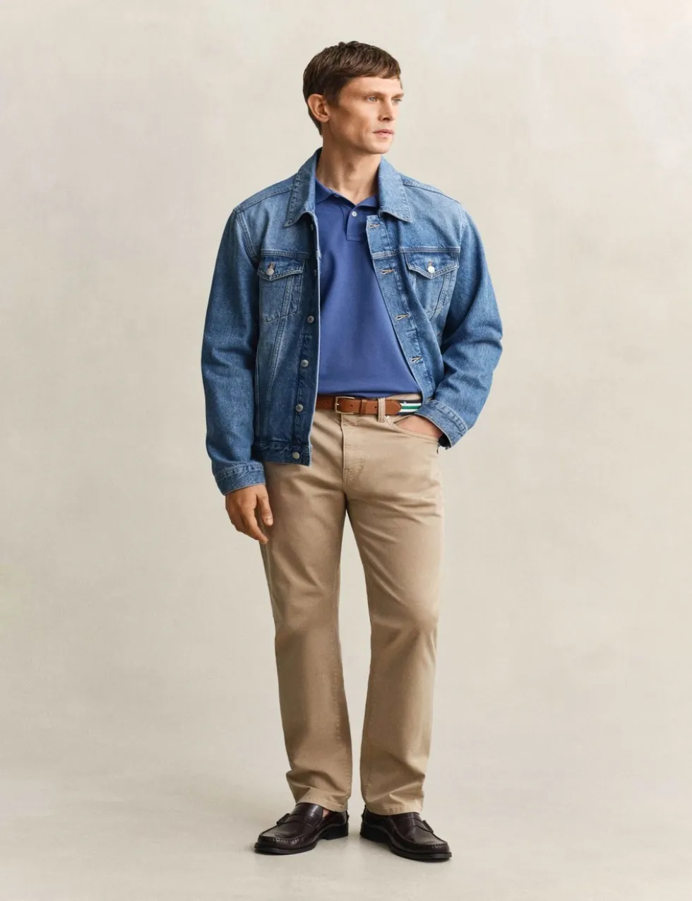 Pure Cotton Pique Polo Shirt
