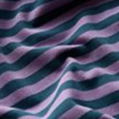 Pure Cotton Pique Striped Polo Shirt