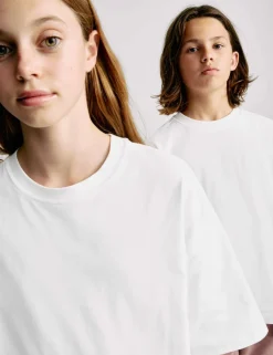 Pure Cotton Plain T-Shirt (6-16 Yrs)