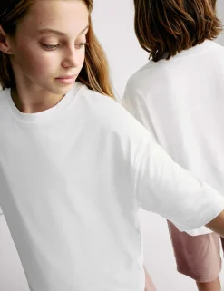 Pure Cotton Plain T-Shirt (6-16 Yrs)