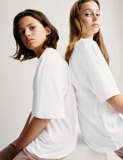 Pure Cotton Plain T-Shirt (6-16 Yrs)