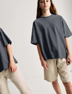 Pure Cotton Plain T-Shirt (6-16 Yrs)