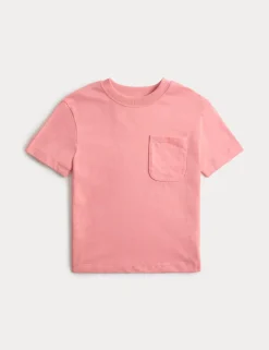 Pure Cotton Pocket T-Shirt (2-8 Yrs)
