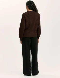 Pure Cotton Pointelle Jumper
