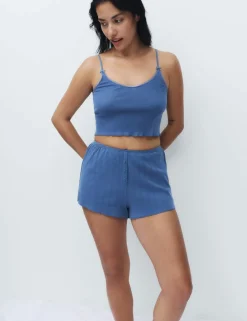 Pure Cotton Pointelle Pyjama Shorts