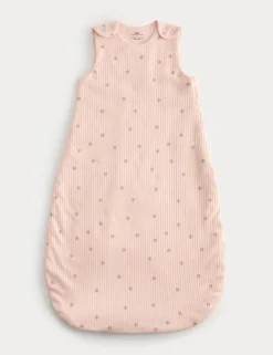 Pure Cotton Polka Dot 1.5 Tog Sleeping Bag (0-3 Yrs)