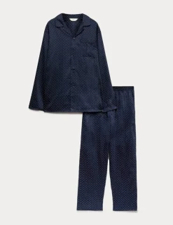 Pure Cotton Polka Dot Pyjama Set