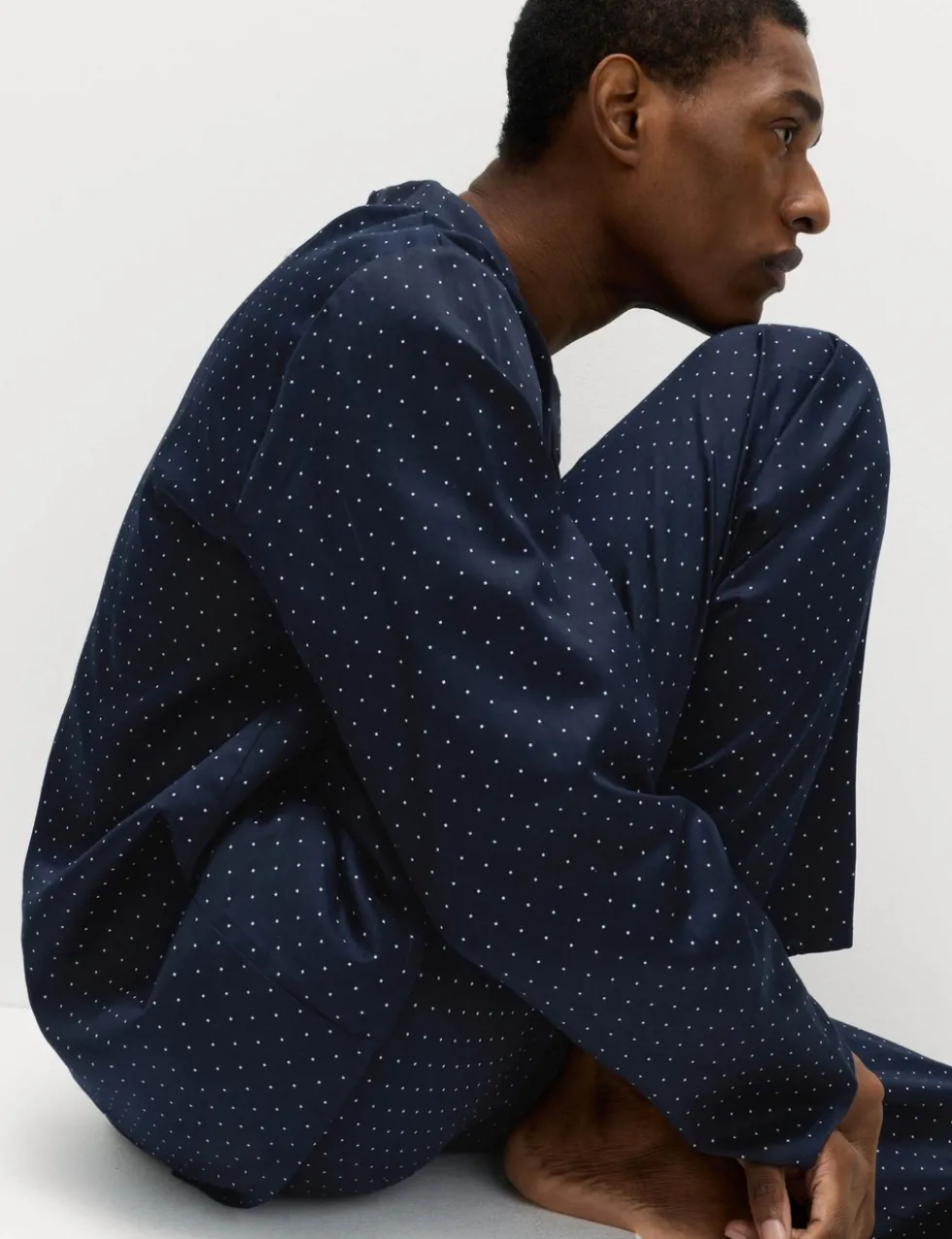 Pure Cotton Polka Dot Pyjama Set