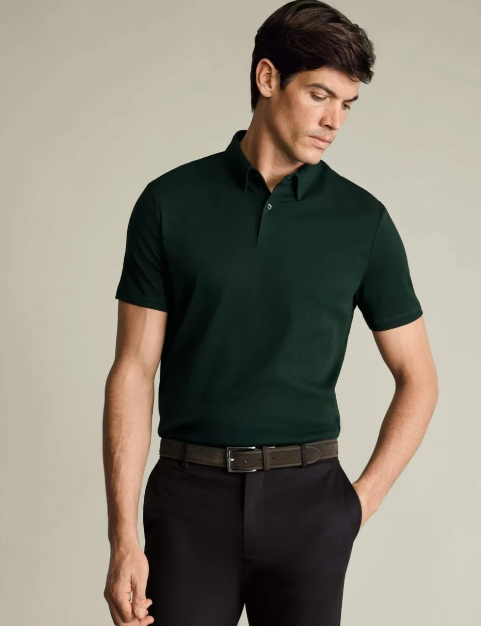 Pure Cotton Polo Shirt