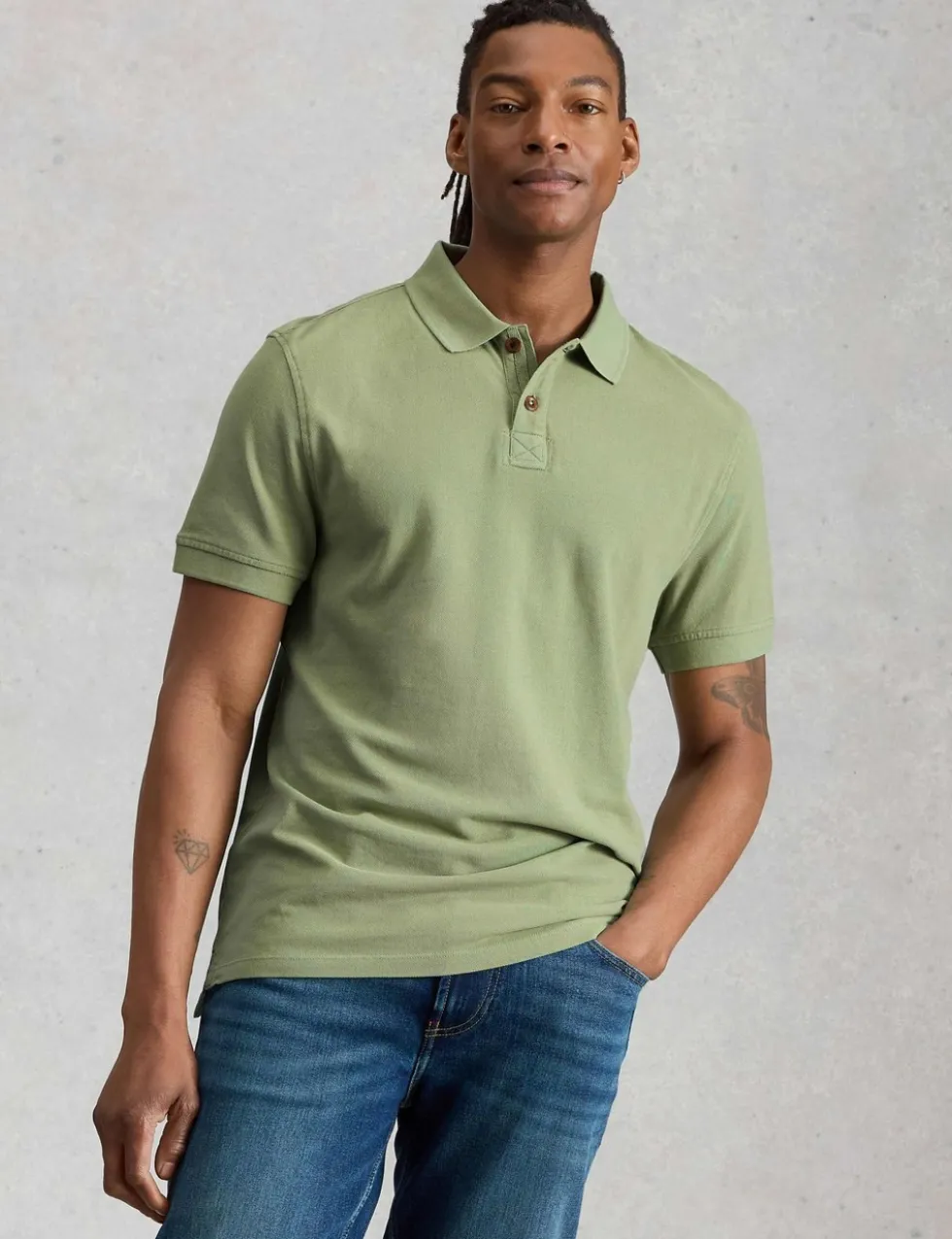 Pure Cotton Polo Shirt