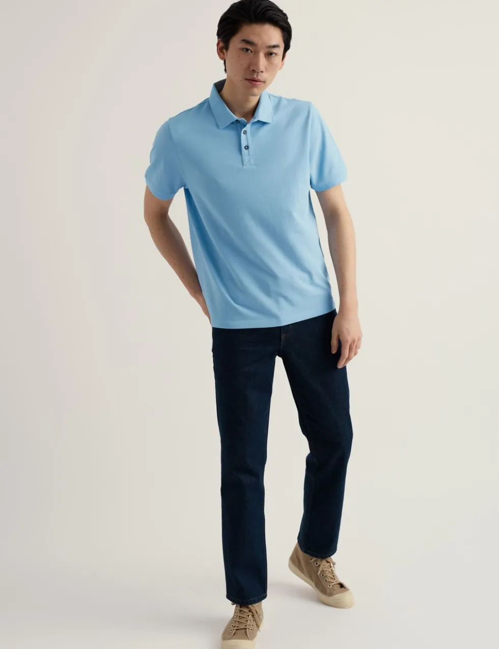 Pure Cotton Polo Shirt