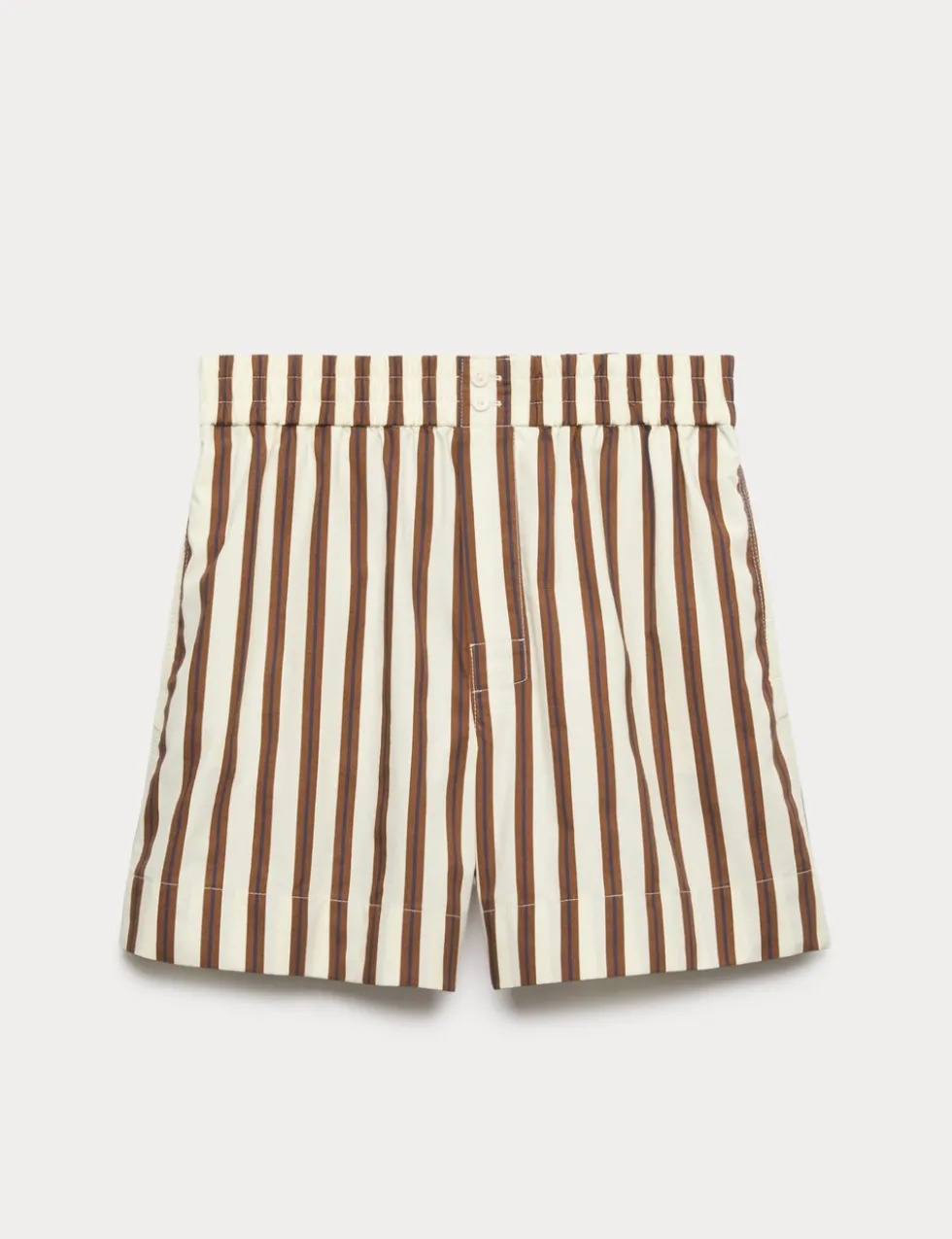 Pure Cotton Poplin High Waisted Shorts