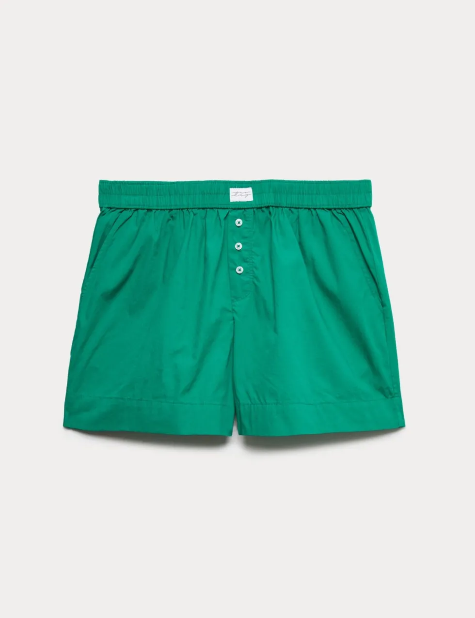 Pure Cotton Poplin Pyjama Shorts