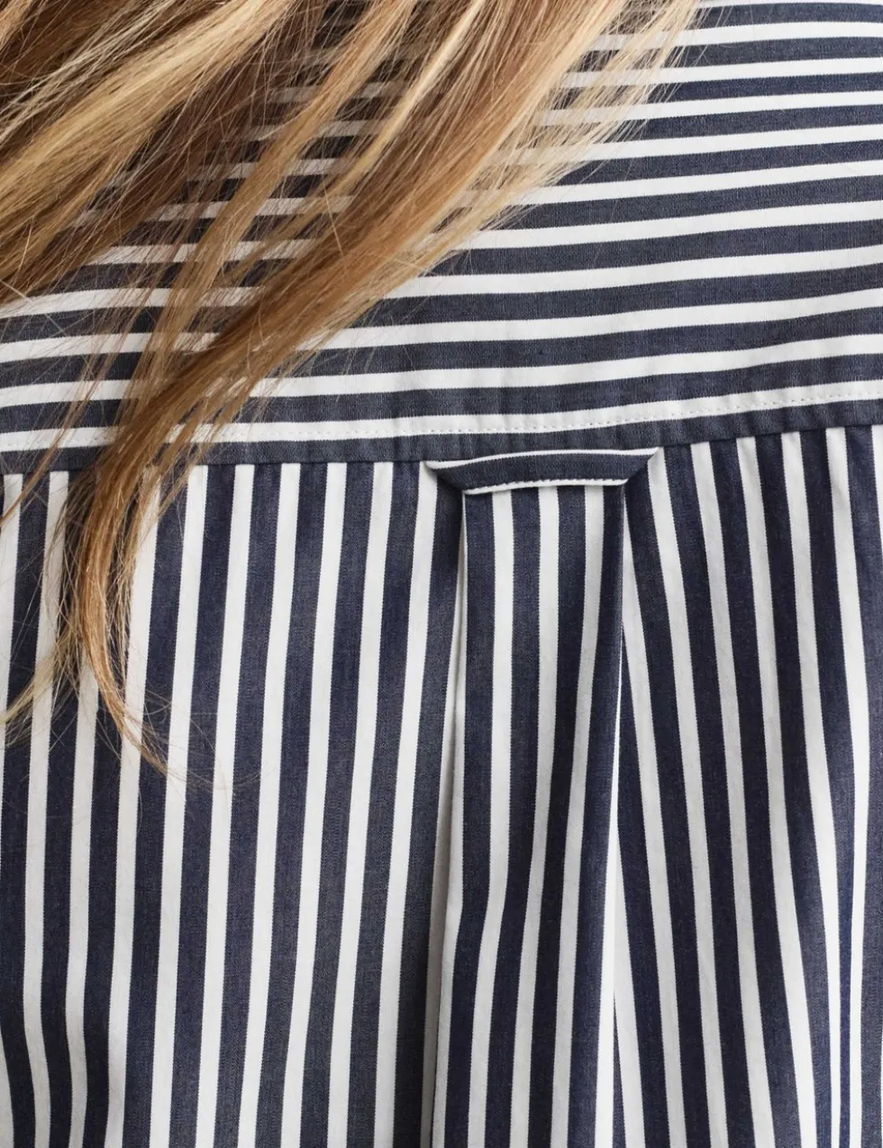 Pure Cotton Poplin Striped Shirt