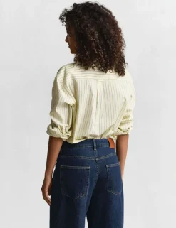 Pure Cotton Poplin Striped Shirt