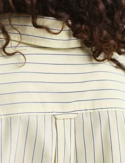 Pure Cotton Poplin Striped Shirt