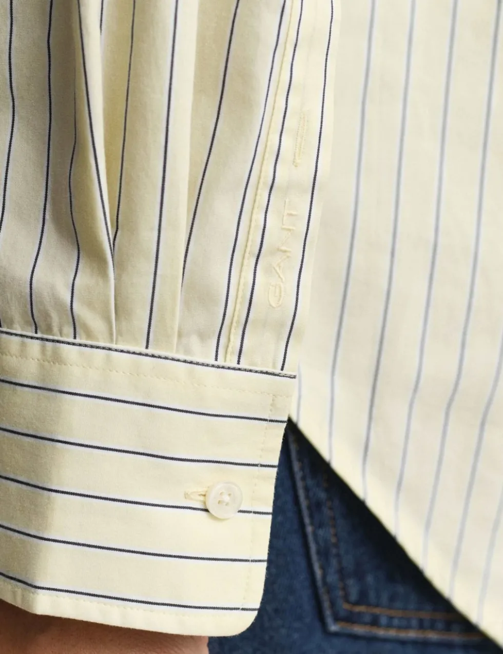 Pure Cotton Poplin Striped Shirt